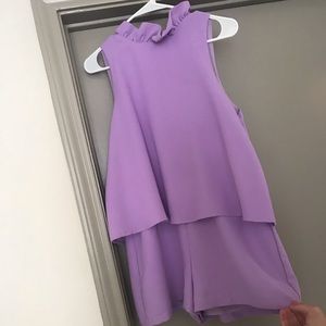 Do+Be mock neck romper